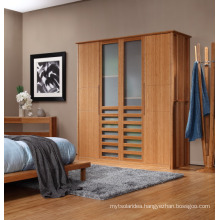 Modern Bamboo Wardrobe with Sliding Door for Bedroom